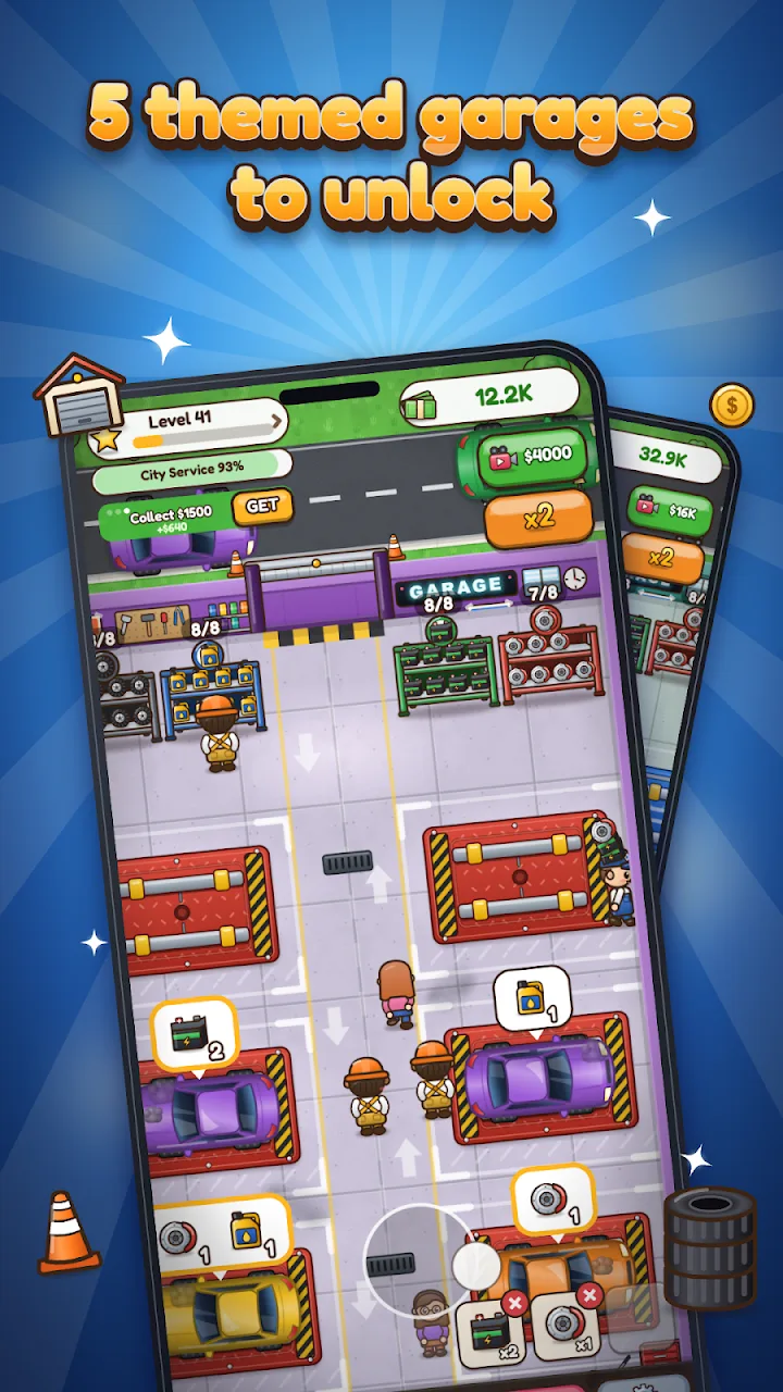 Idle Car Service: Garage Boss screenshot 2