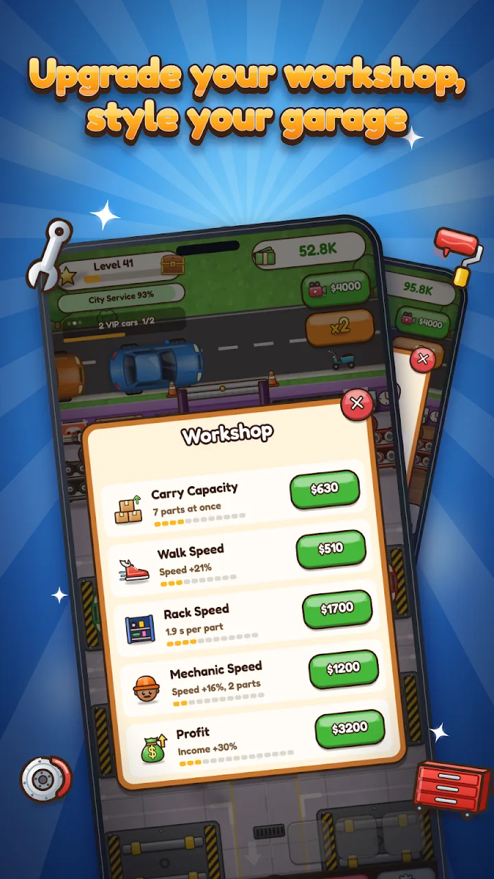 Idle Car Service: Garage Boss screenshot 3