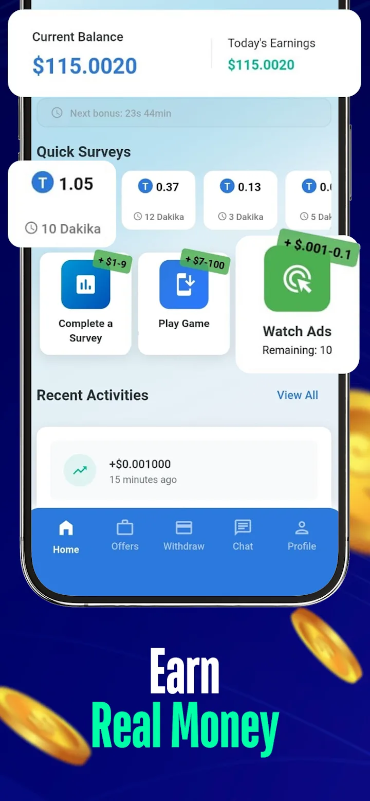 TaskWin – Surveys & Rewards screenshot 1